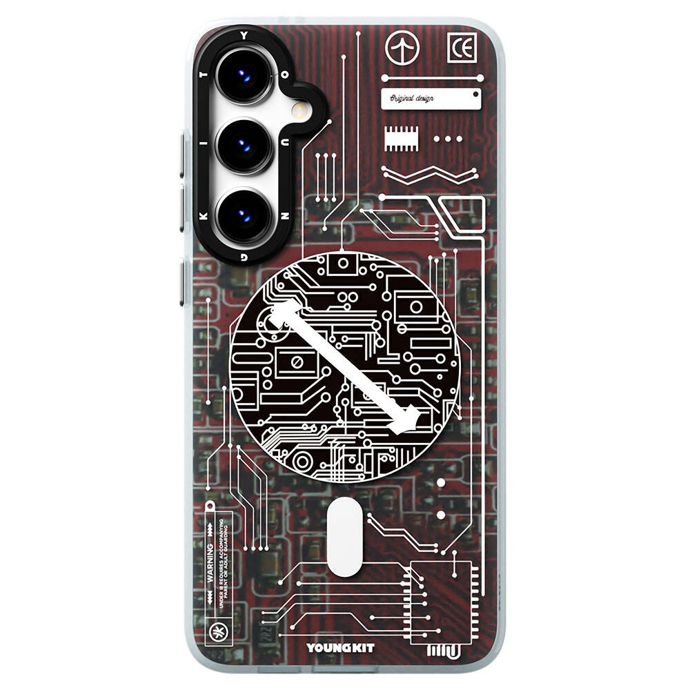 YoungKit Technology Serisi Galaxy S24 Magsafe Şarj Özellikli Telefon Kılıfı - 2 YoungKit Technology Serisi Galaxy S24 Magsafe Şarj Özellikli Telefon Kılıfı - 2